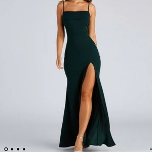 Windsor formal high slit mermaid dress